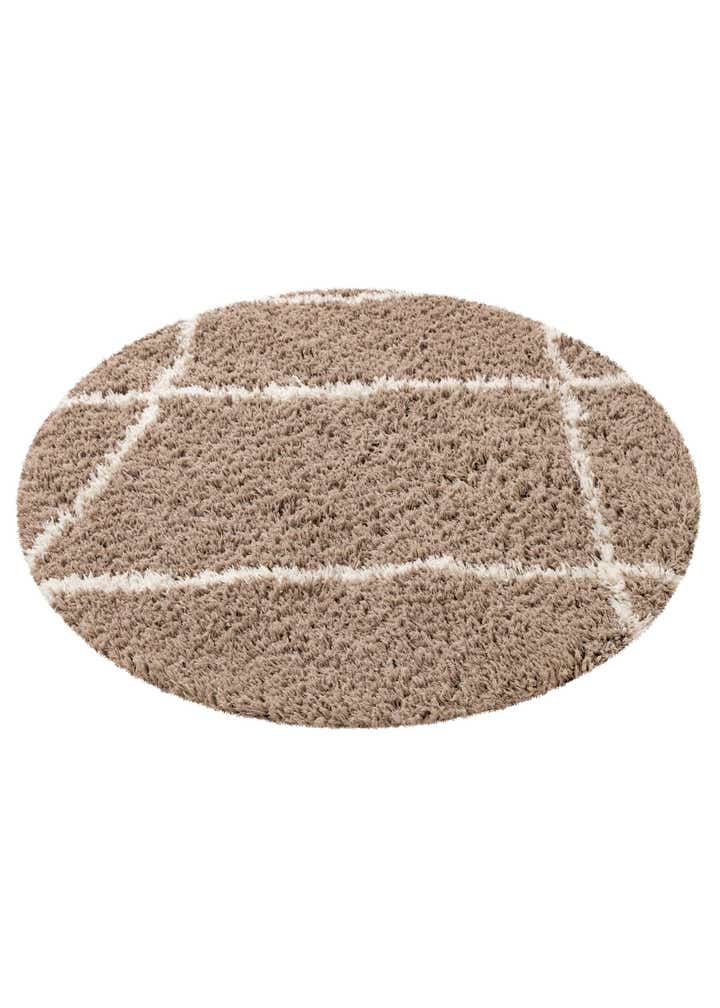 5' x 5' Infinity Shag Round Rug