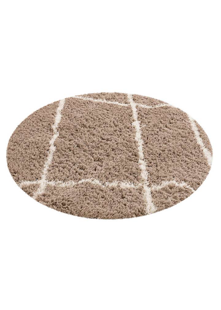 5' x 5' Infinity Shag Round Rug