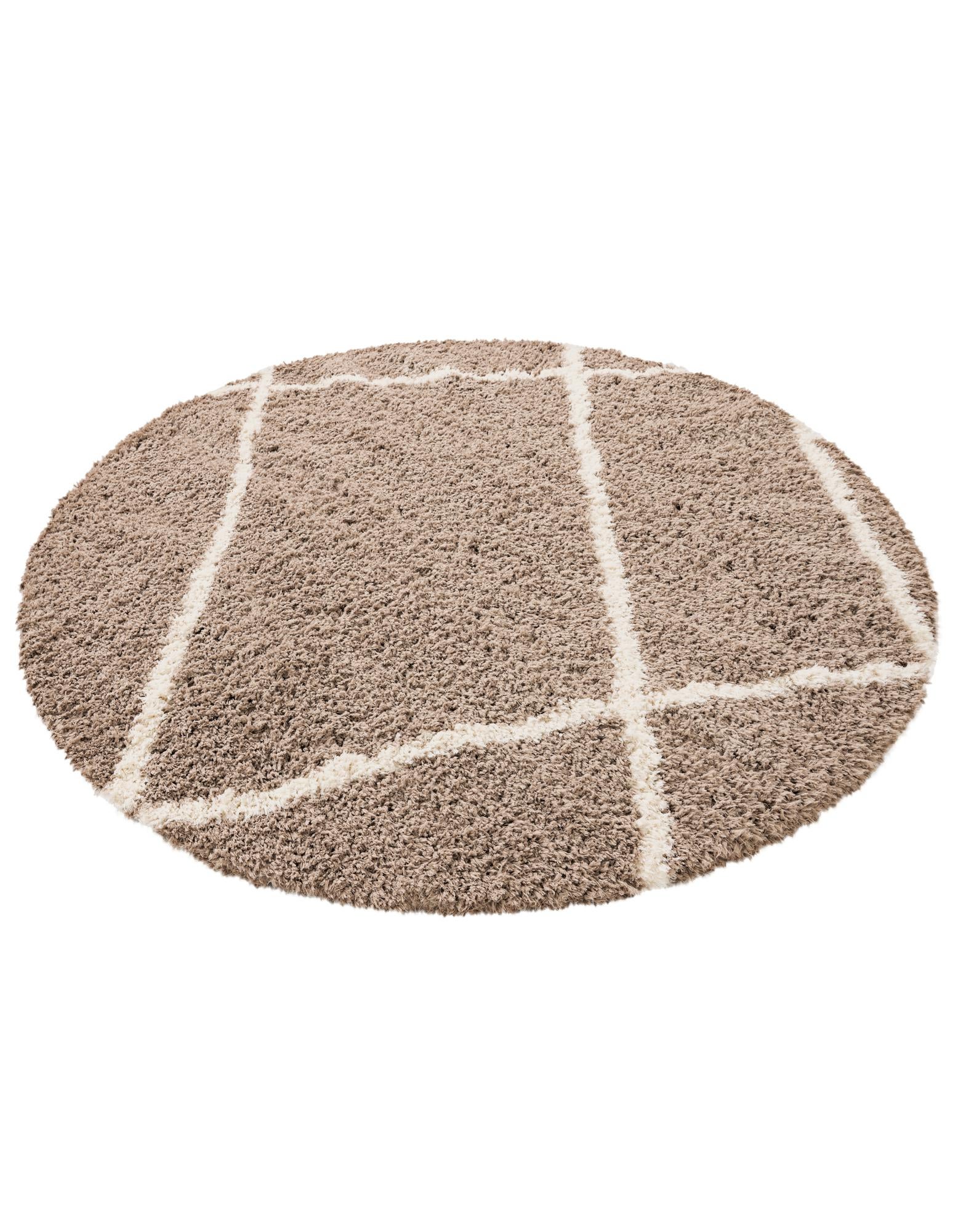8' x 8' Infinity Shag Round Rug