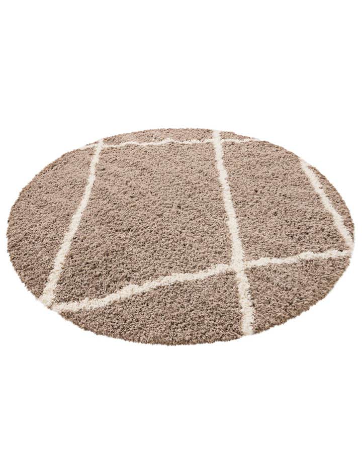 8' x 8' Infinity Shag Round Rug
