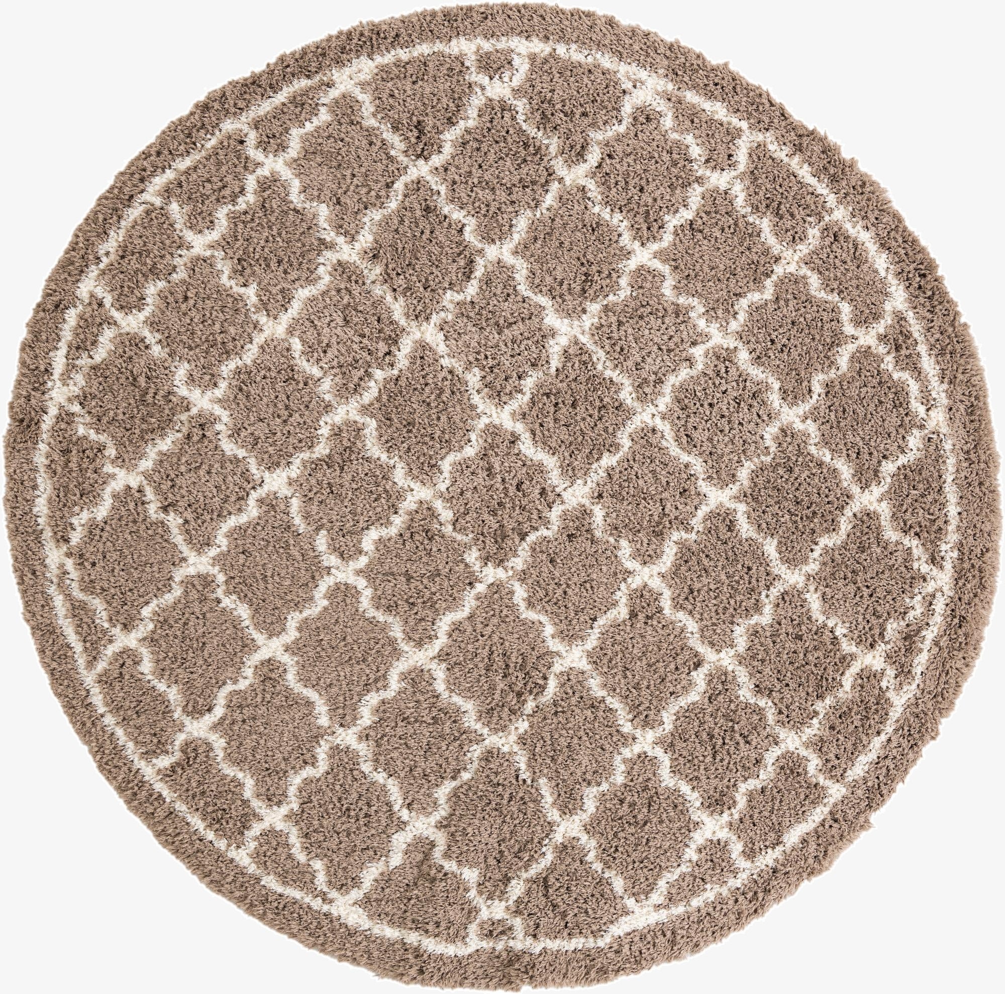 10' x 10' Infinity Shag Round Rug