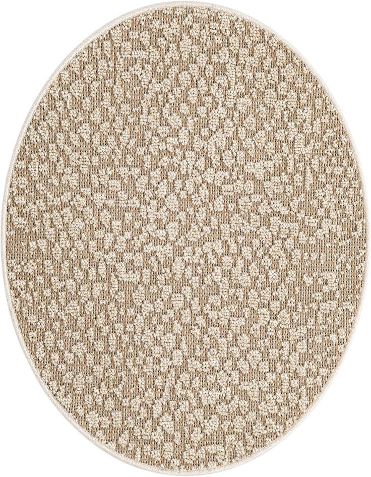 Detail image of 3' 1 x 3' 1 Easy-Clean Safari Indoor / Outdoor Round Rug