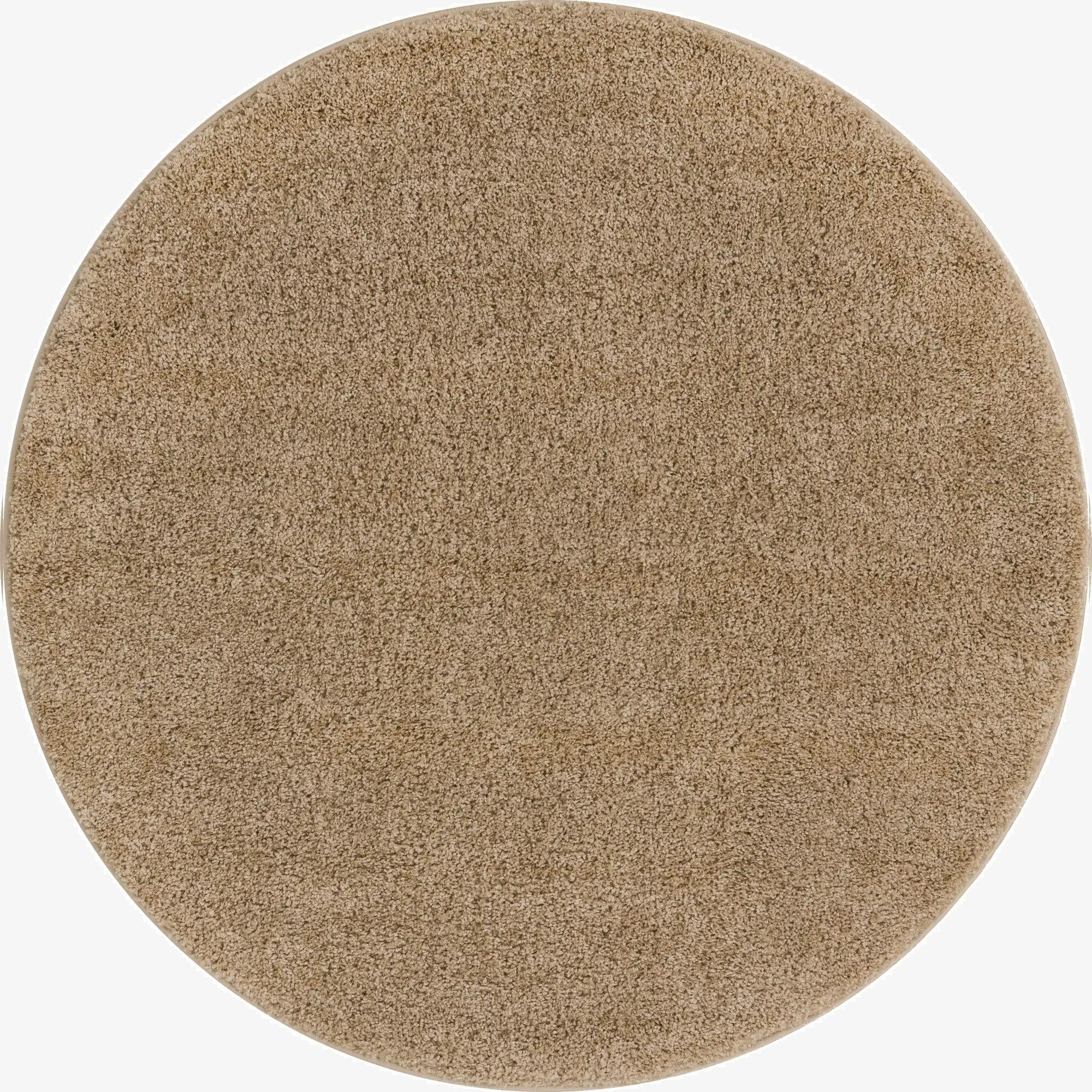 Primary image 5' x 5' Soft Solid Shag Round Rug