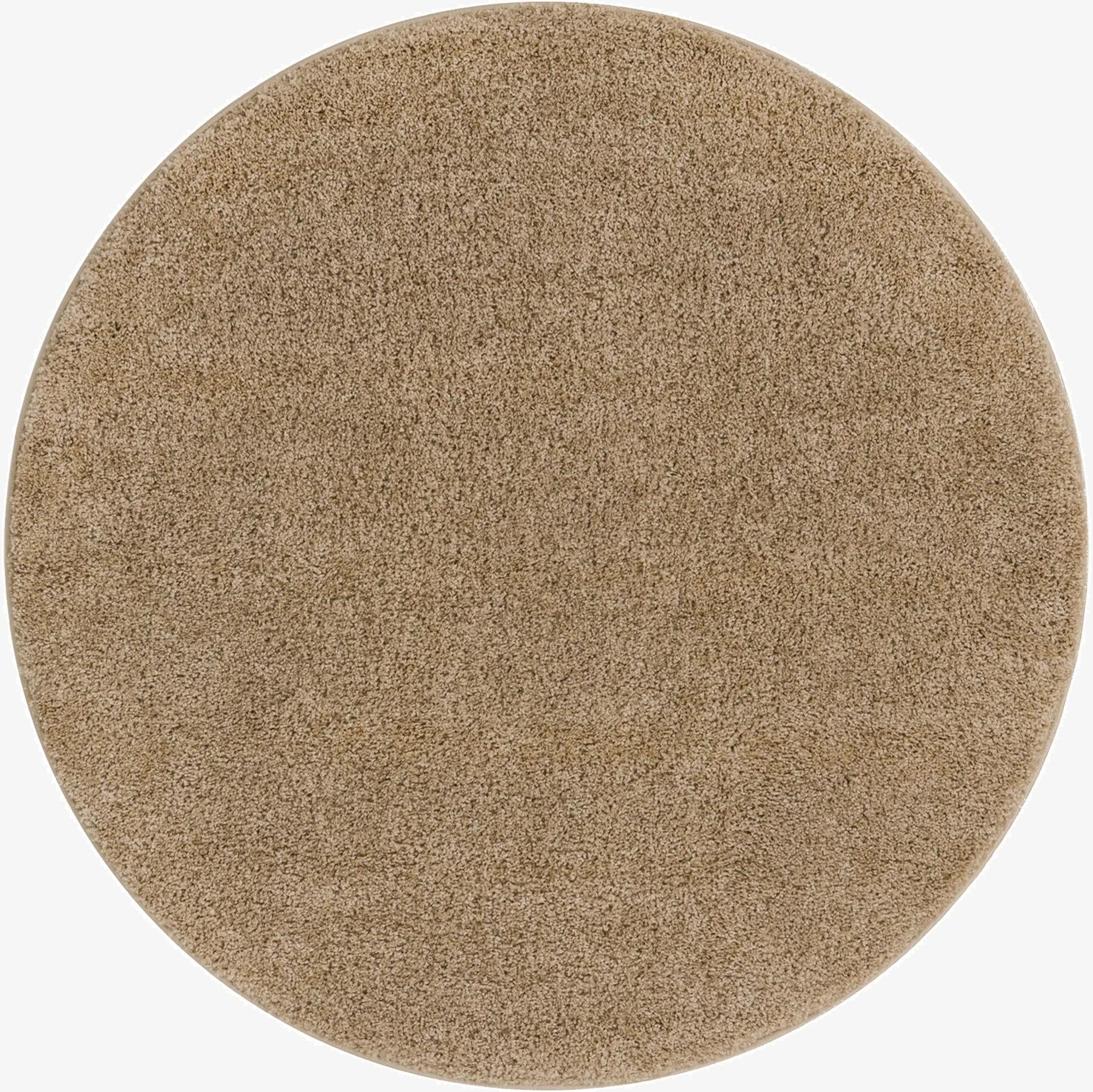 Primary image 8' x 8' Soft Solid Shag Round Rug