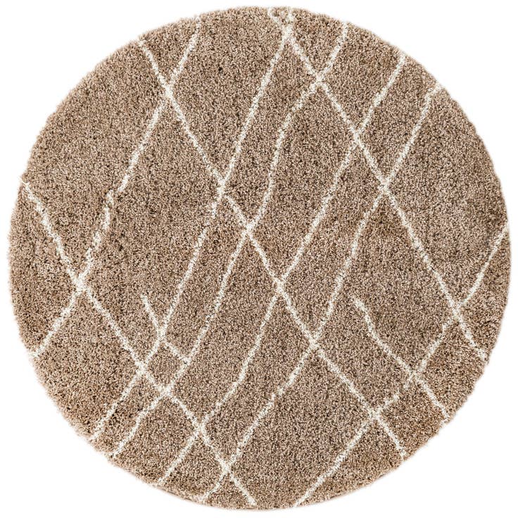 Detail image of 5' 3 x 5' 3 Soft Touch Shag Round Rug