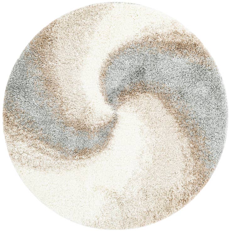 Detail image of 5' 3 x 5' 3 Soft Touch Shag Round Rug