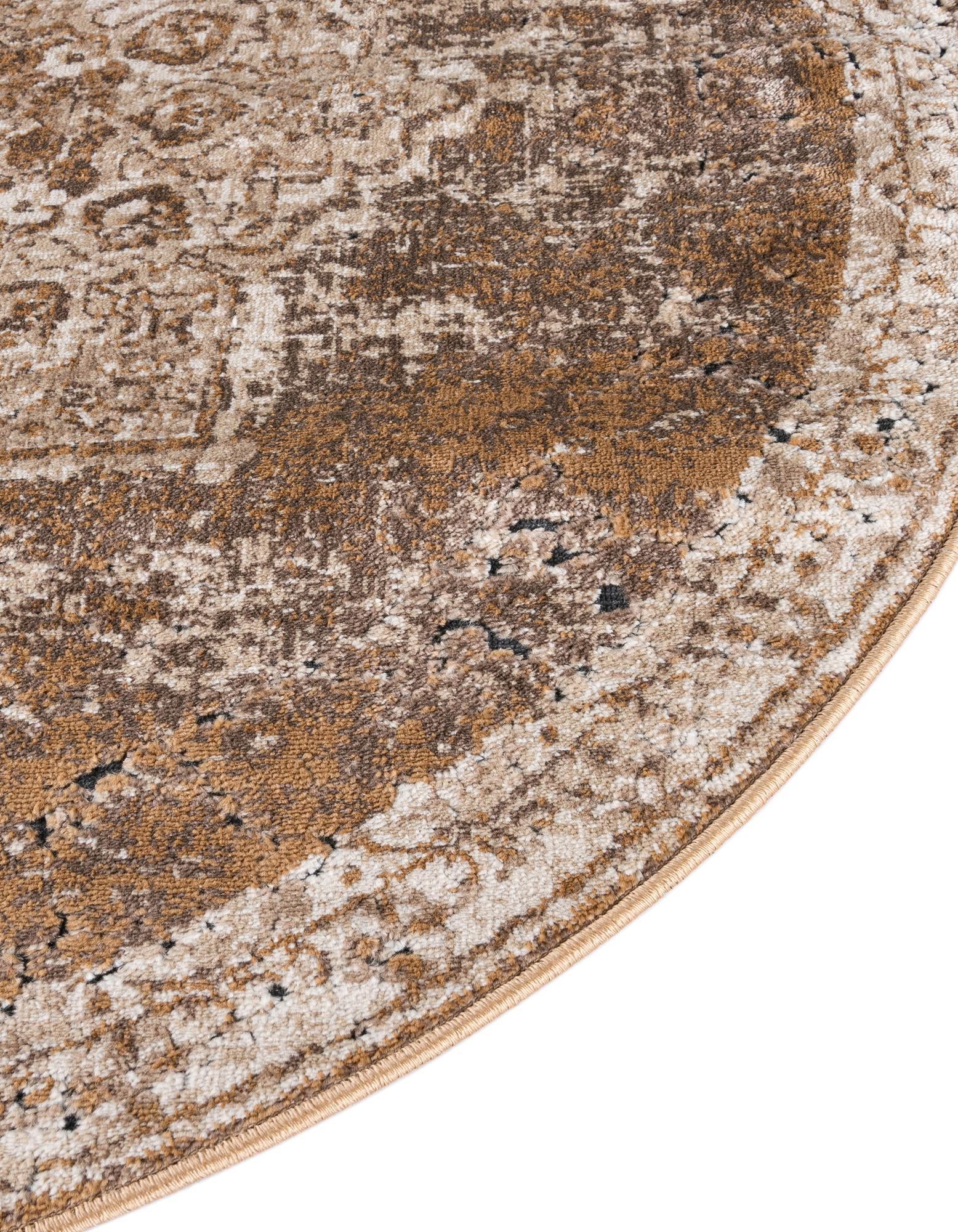 7' 10 x 7' 10 Villa Round Rug