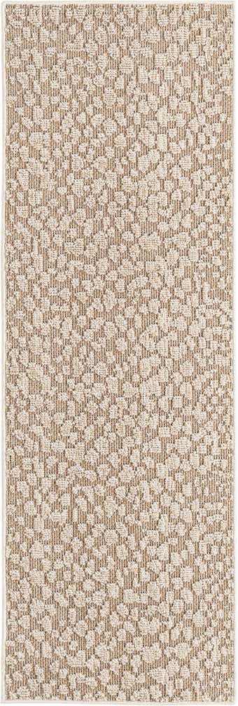 2' x 6' 1 Easy-Clean Safari Indoor / Outdoor Runner Rug