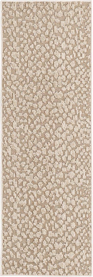 Detail image of 2' x 6' 1 Easy-Clean Safari Indoor / Outdoor Runner Rug