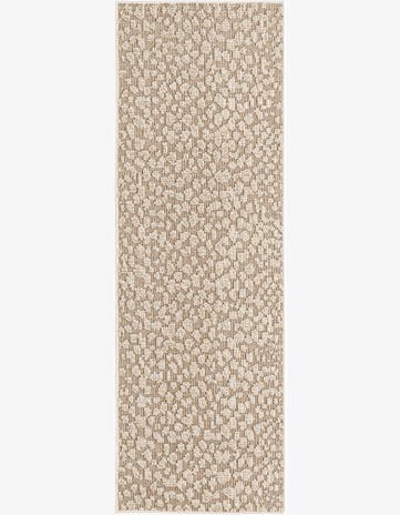 2' x 6' 1 Easy-Clean Safari Indoor / Outdoor Runner Rug