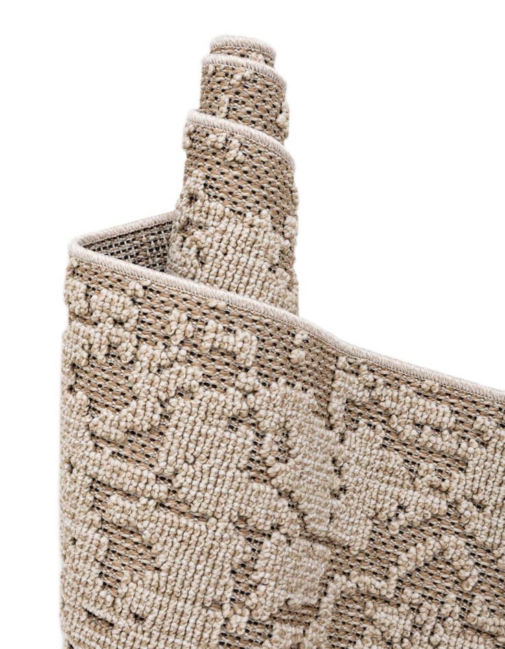 Detail image of 2' x 6' 1  Washable Traditional Indoor / Outdoor Runner Rug