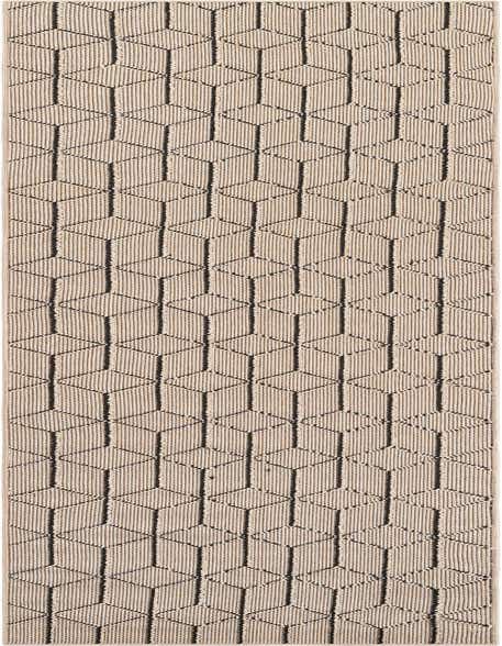 2' 7 x 12' Easy-Clean Trellis Indoor / Outdoor Runner Rug