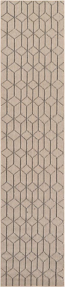 Detail image of 2' 7 x 12' Easy-Clean Trellis Indoor / Outdoor Runner Rug