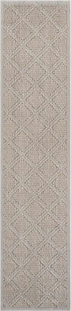2' 7 x 12' Easy-Clean Trellis Indoor / Outdoor Runner Rug