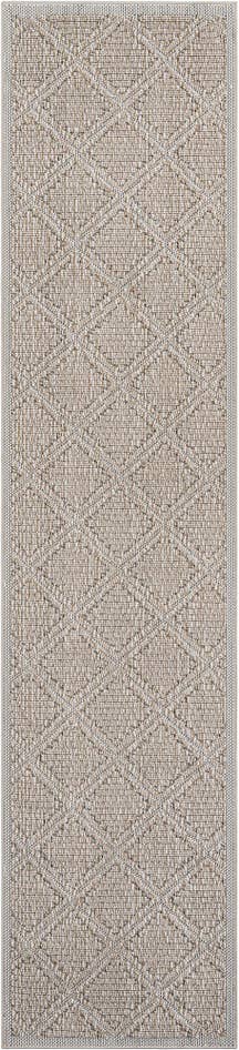 Detail image of 2' 7 x 12' Easy-Clean Trellis Indoor / Outdoor Runner Rug