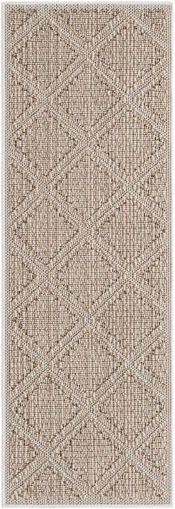 2' x 6' 1 Easy-Clean Trellis Indoor / Outdoor Runner Rug