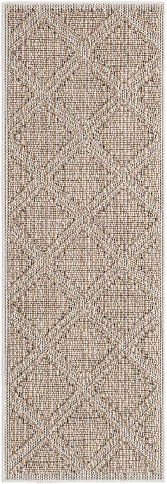 Detail image of 2' x 6' 1 Easy-Clean Trellis Indoor / Outdoor Runner Rug
