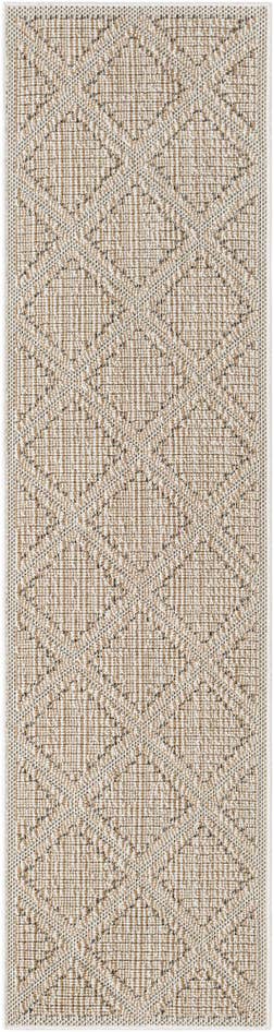 Detail image of 2' x 8' Easy-Clean Trellis Indoor / Outdoor Runner Rug