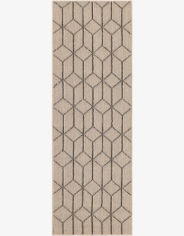 2' x 6' 1 Easy-Clean Trellis Indoor / Outdoor Runner Rug