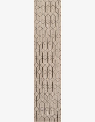 2' 7 x 12' Easy-Clean Trellis Indoor / Outdoor Runner Rug