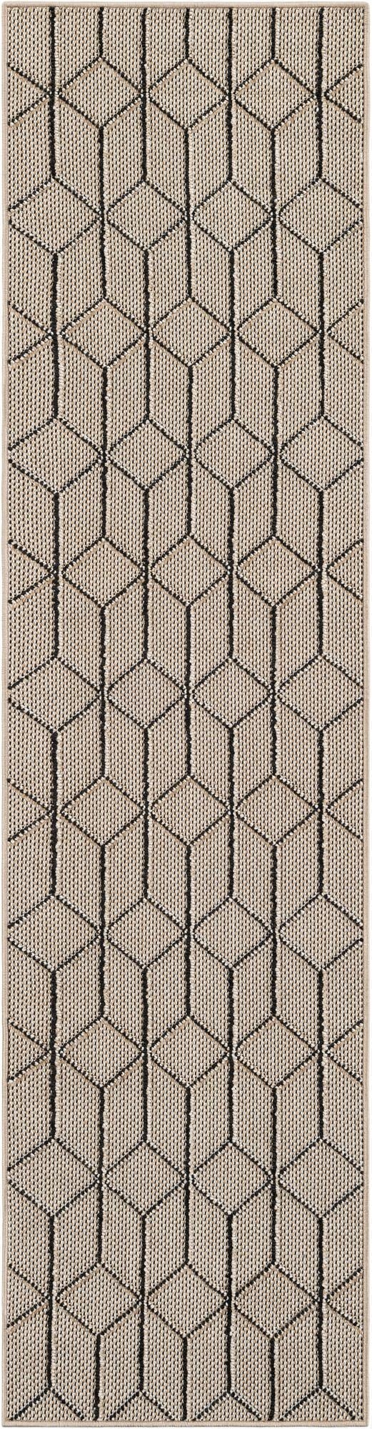 2' x 8'  Washable Trellis Indoor / Outdoor Runner Rug