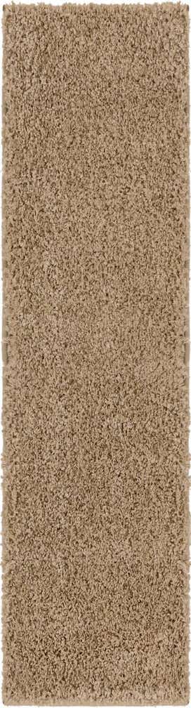 2' 7 x 10' Soft Solid Shag Runner Rug