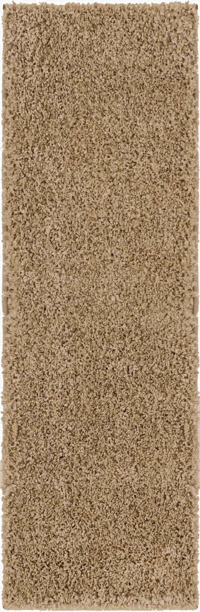 2' x 6' 9 Soft Solid Shag Runner Rug