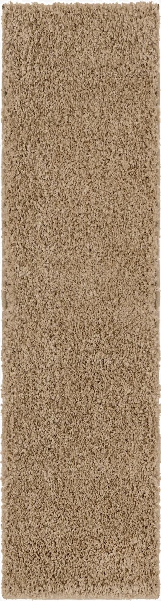 2' 7 x 10' Soft Solid Shag Runner Rug