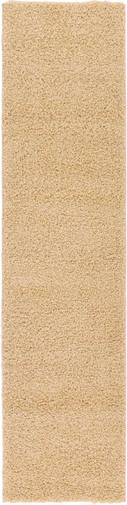 2' 7 x 10' Solid Shag Runner Rug