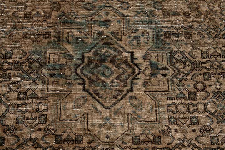 4' x 9' Hand Knotted Ultra Vintage Persian Wool Runner Rug