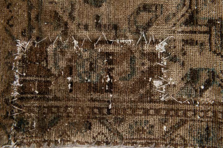 4' x 9' Hand Knotted Ultra Vintage Persian Wool Runner Rug
