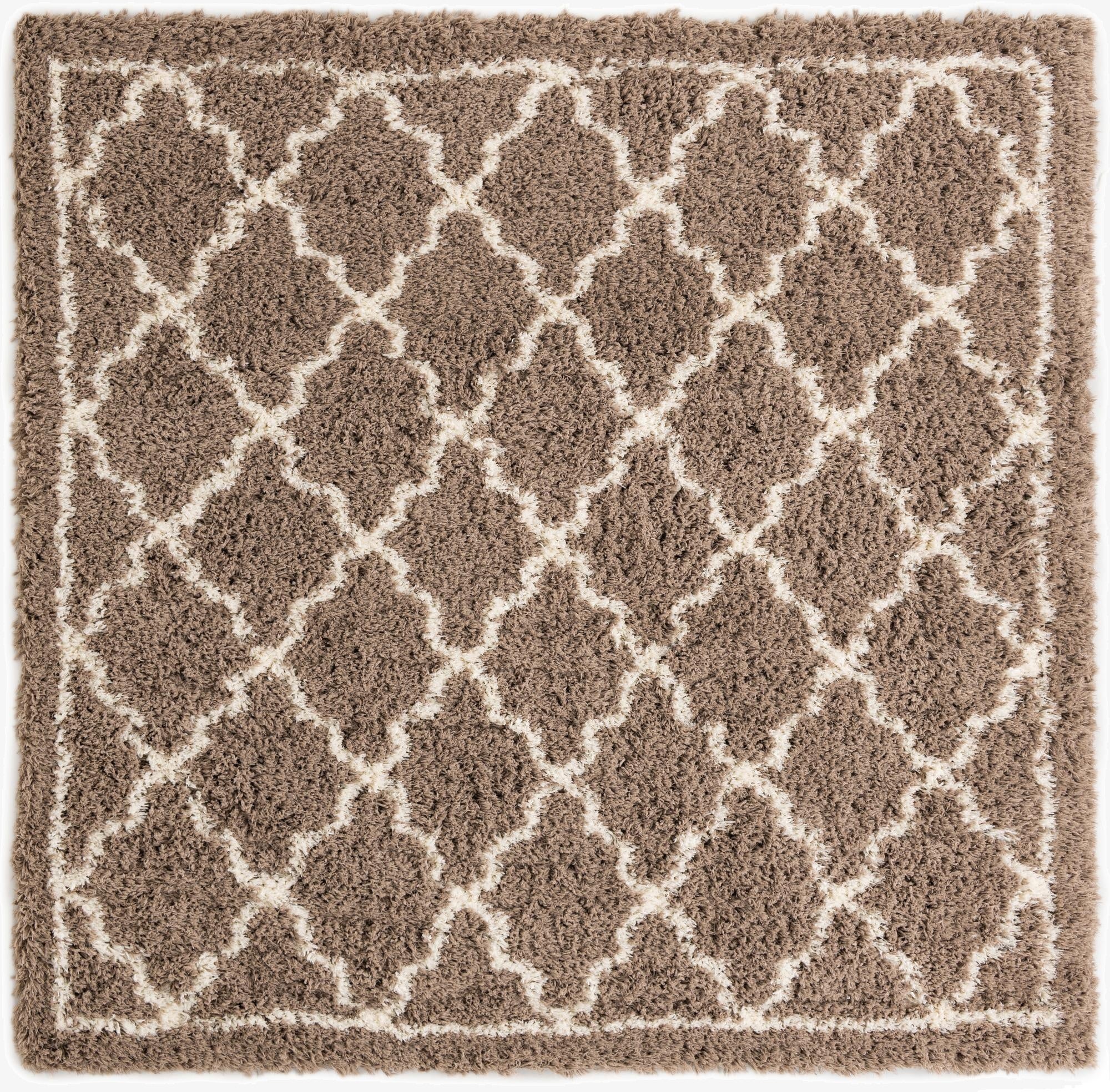 8' x 8' Infinity Shag Square Rug