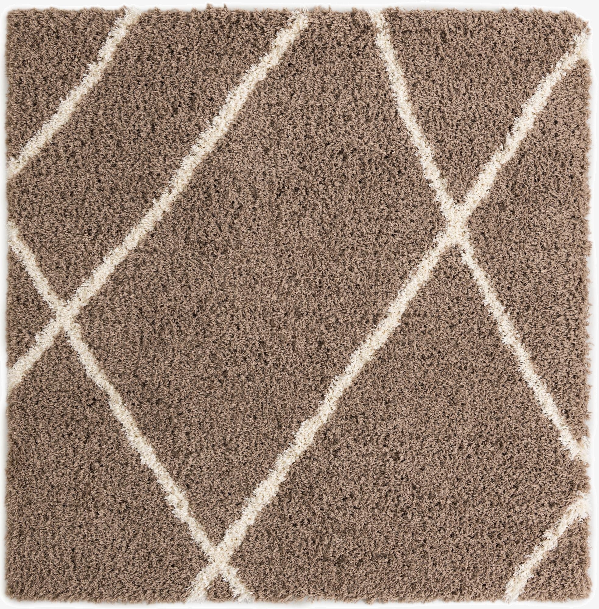 8' x 8' Infinity Shag Square Rug
