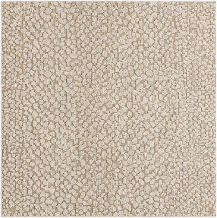 7' 10 x 7' 10 Easy-Clean Safari Indoor / Outdoor Square Rug