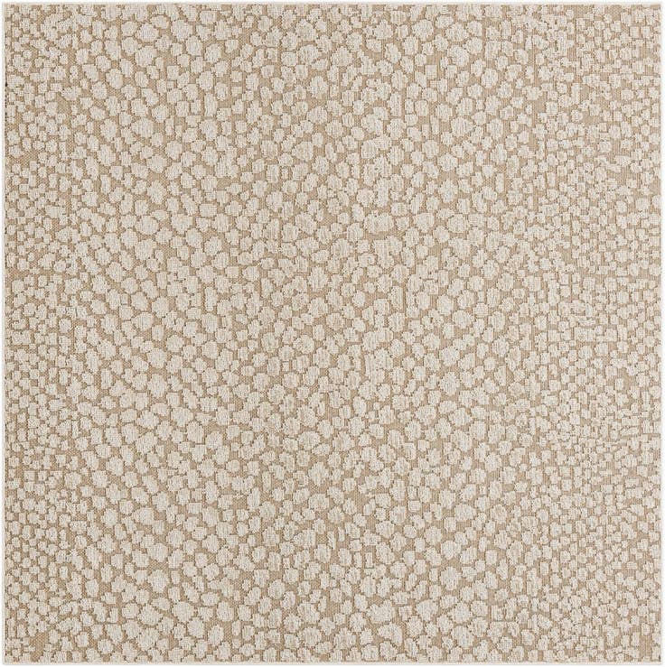 Detail image of 7' 10 x 7' 10 Easy-Clean Safari Indoor / Outdoor Square Rug