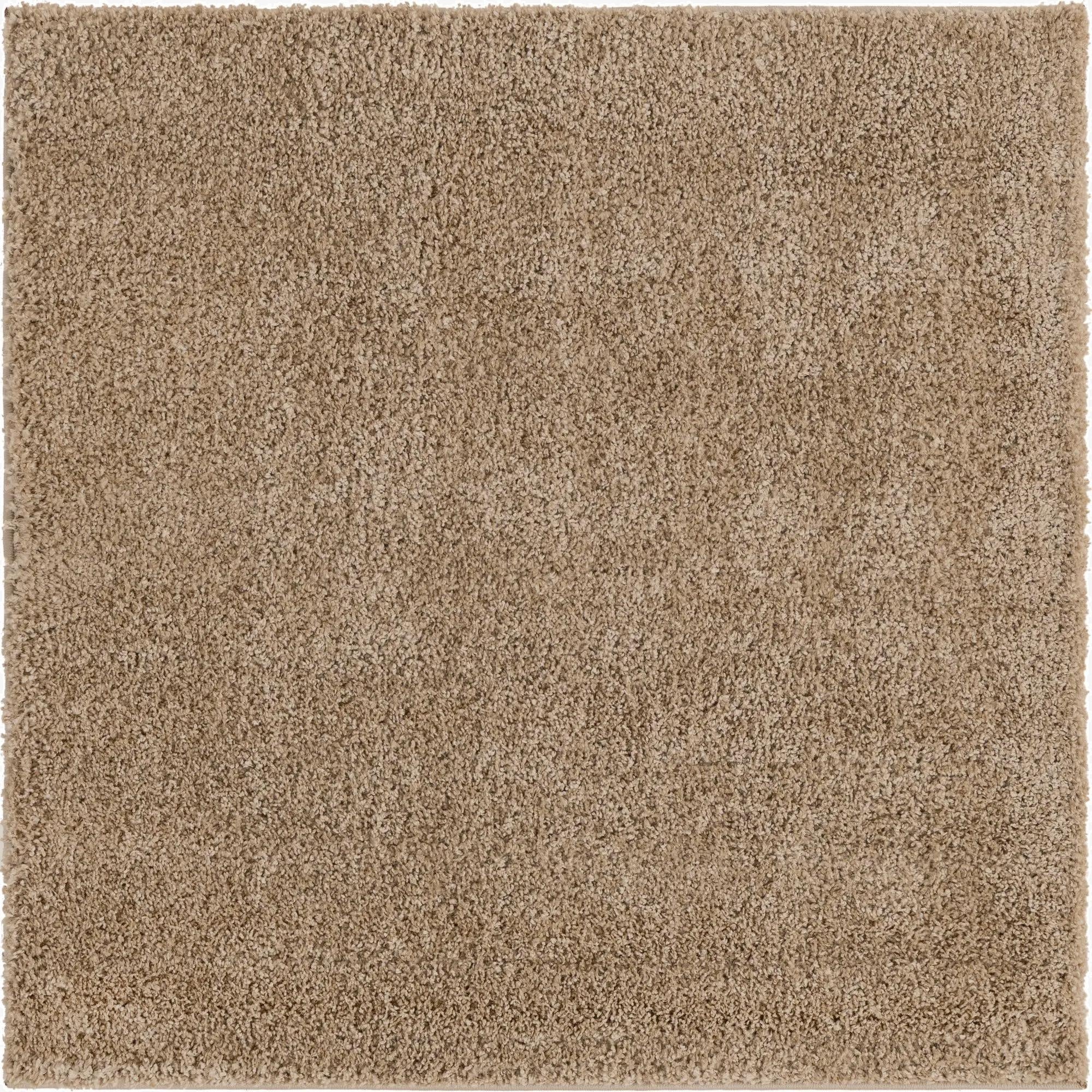 Primary image 4' x 4' Soft Solid Shag Square Rug