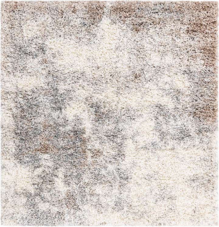 4' x 4' Soft Touch Shag Square Rug