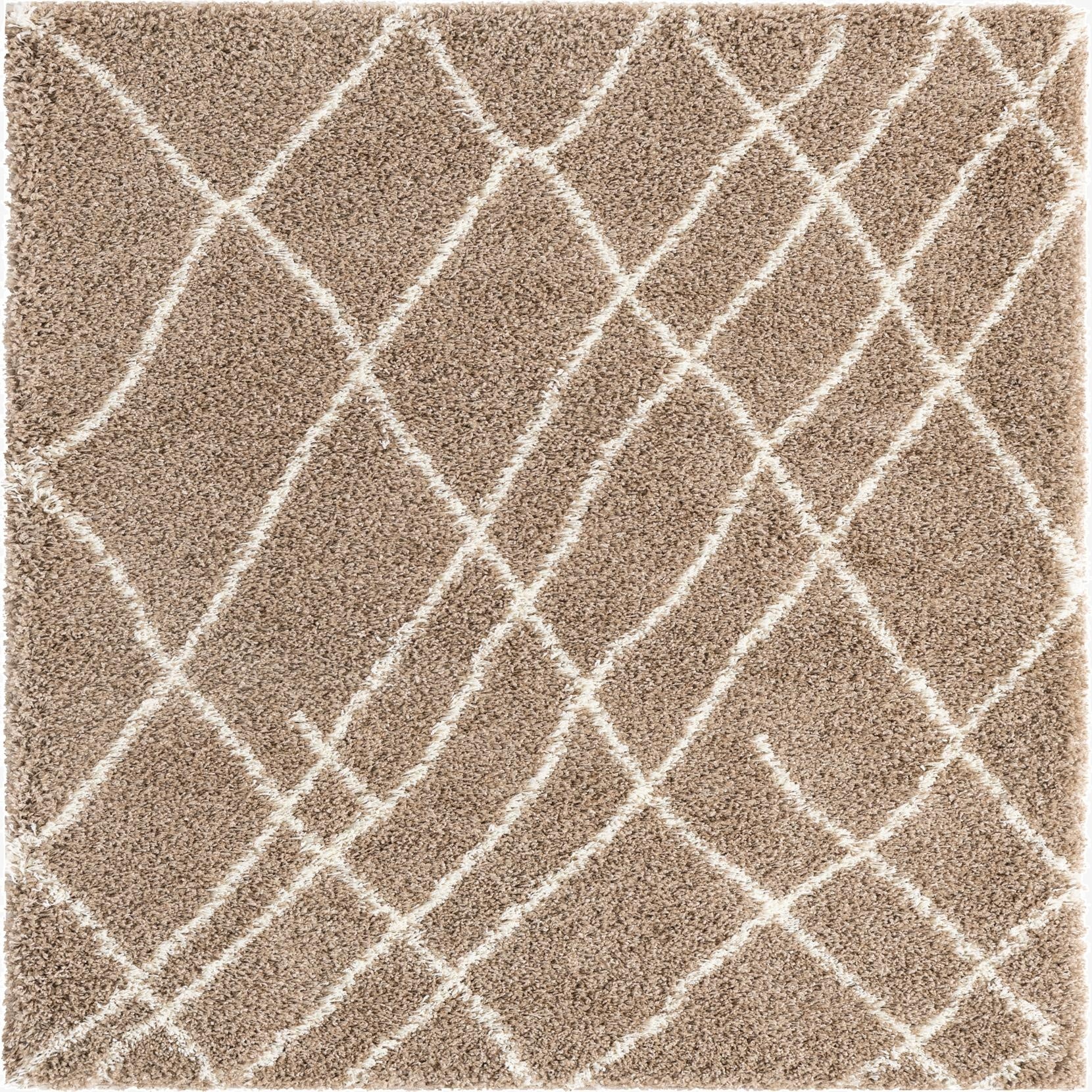 Primary image 4' x 4' Soft Touch Shag Square Rug