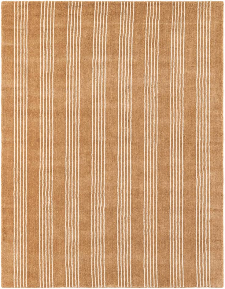Detail image of 4' 1 x 6' 1 Jill Zarin Striped Wool Rug