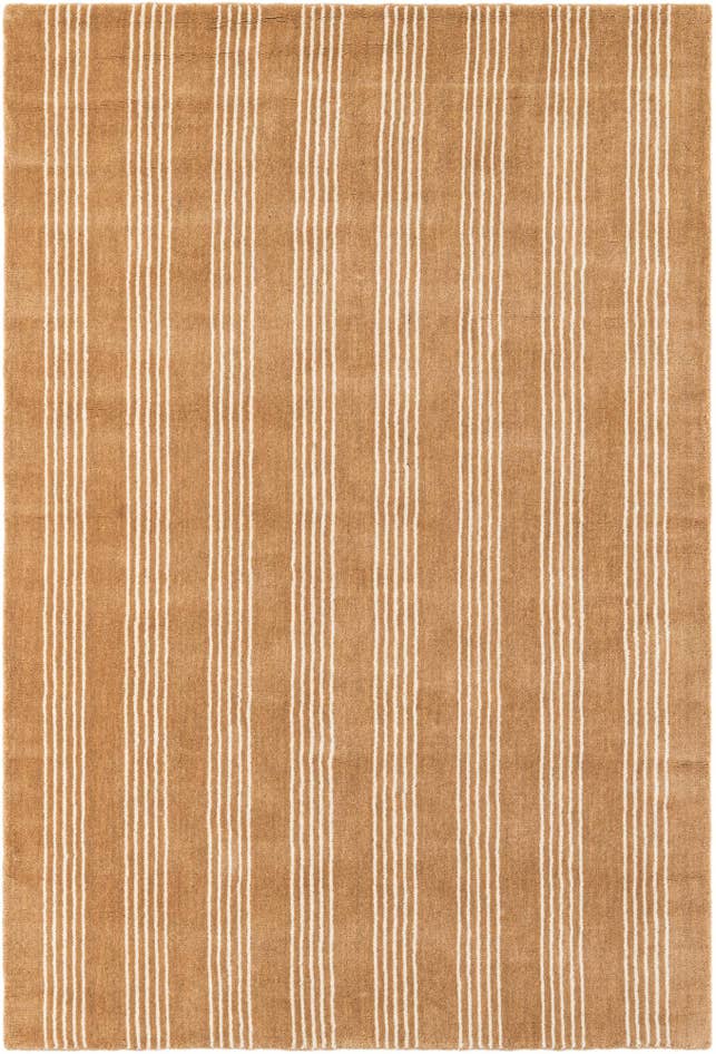 Detail image of 4' 1 x 6' 1 Jill Zarin Striped Wool Rug