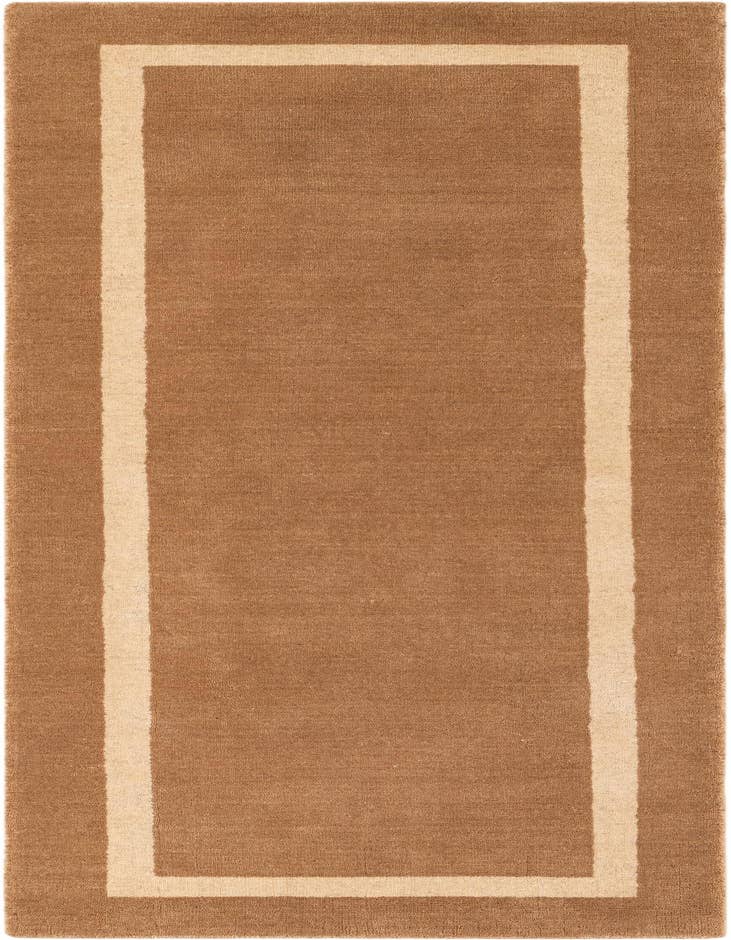 Detail image of 2' x 6' 1 Jill Zarin Border Wool Runner Rug