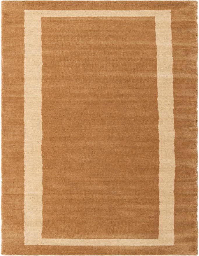 Detail image of 2' 7 x 8' Jill Zarin Border Wool Runner Rug
