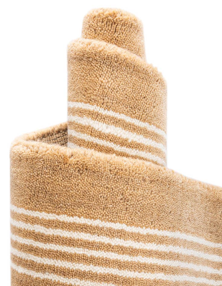 Detail image of 2' x 6' 1 Jill Zarin Striped Wool Runner Rug