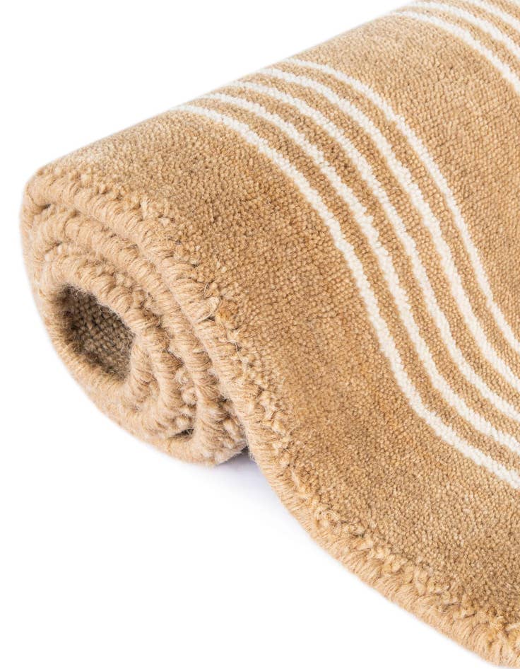 Detail image of 2' x 6' 1 Jill Zarin Striped Wool Runner Rug