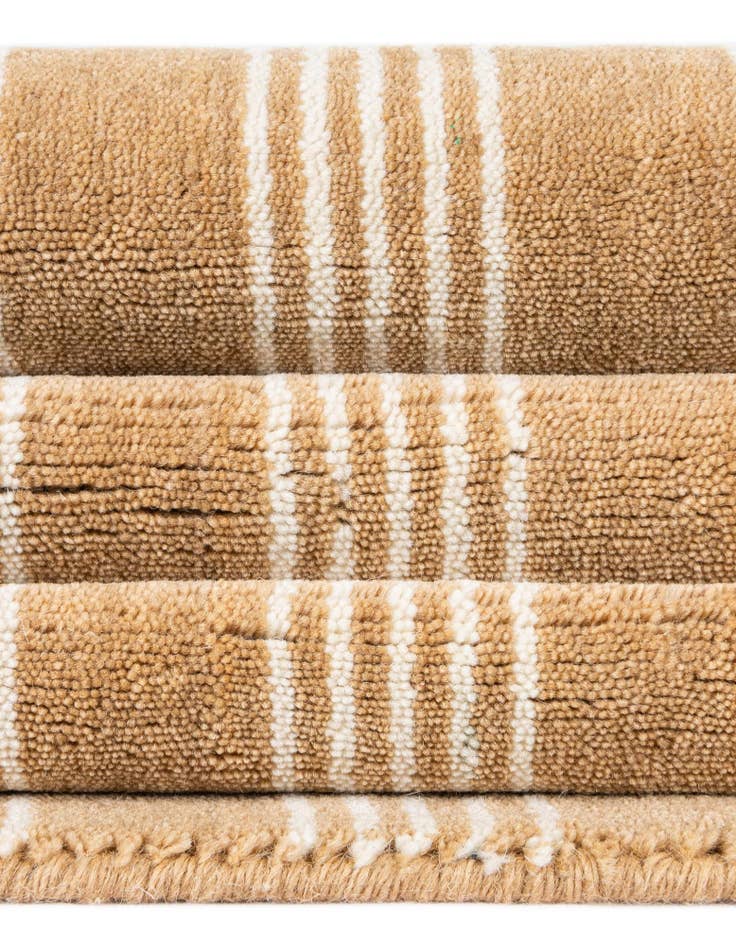 Detail image of 2' x 6' 1 Jill Zarin Striped Wool Runner Rug