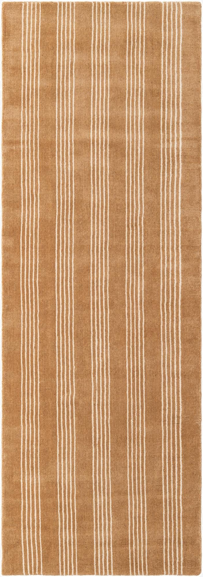2' 7 x 8' Jill Zarin Striped Wool Runner Rug