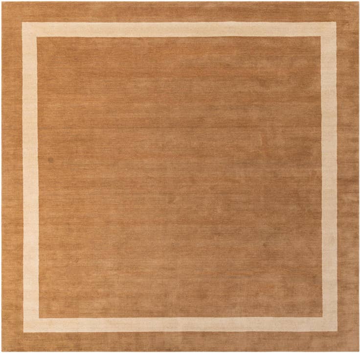 Detail image of 10' x 10' Jill Zarin Border Wool Square Rug