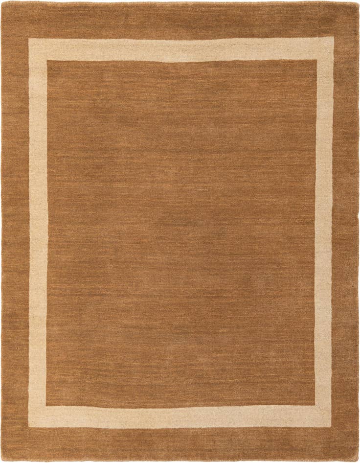 Detail image of 5' 1 x 5' 1 Jill Zarin Border Wool Square Rug
