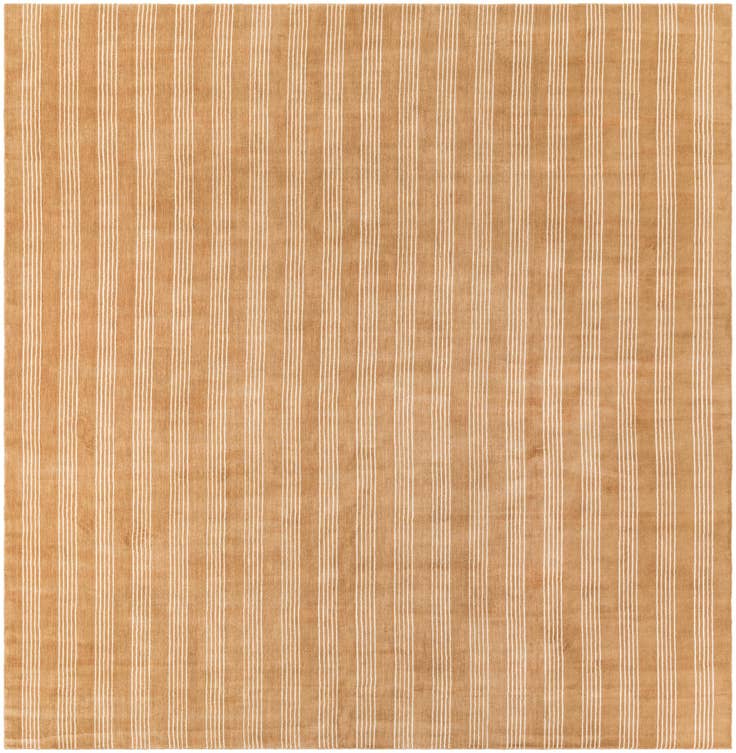 Detail image of 10' x 10' Jill Zarin Striped Wool Square Rug