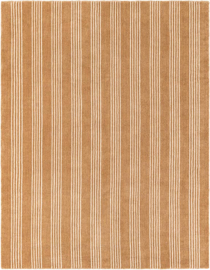 Detail image of 5' 1 x 5' 1 Jill Zarin Striped Wool Square Rug